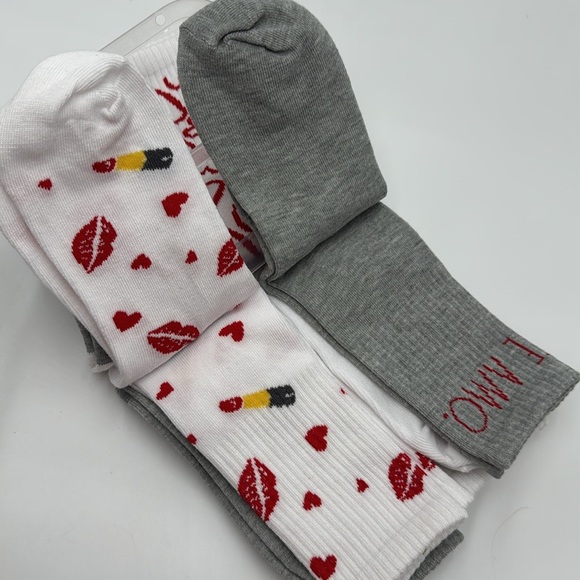 NWT Valentine’s Day Love Socks – 6 Pairs. One size - Picture 6 of 8